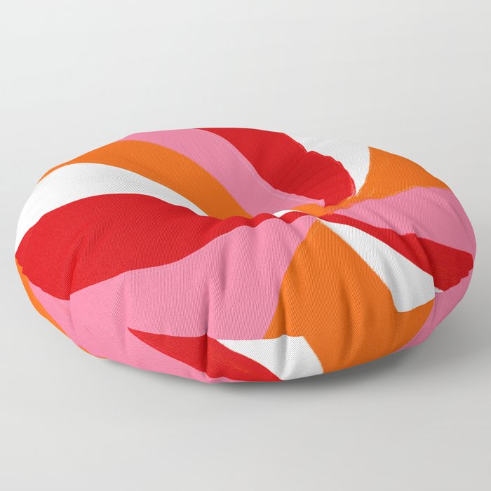 marlowe, pink & orange Floor Pillow