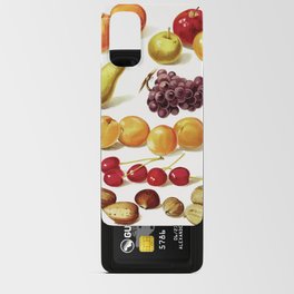 Vintage Fruit and Nut Artwork from Our Little Book for Little Folks Android Card Case
