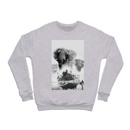 Elephant  in the Mist Crewneck Sweatshirt