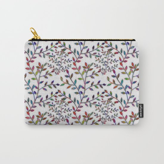 Small, Colorful Leaves Carry-All Pouch