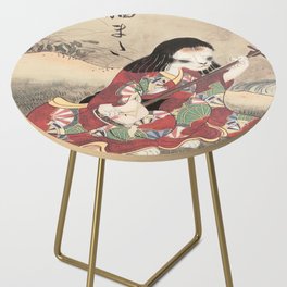 Nekomata 猫又 Japanese Yokai Side Table