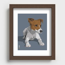 Jack Russell Terrier Dog Recessed Framed Print
