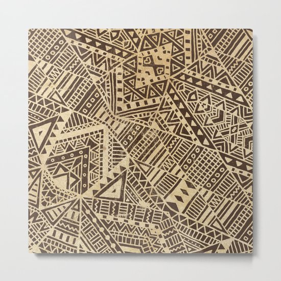 Tribal Metal Print