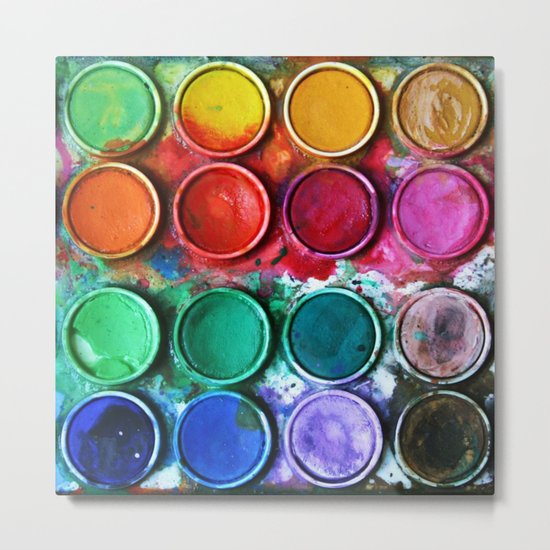 Paint box Metal Print
