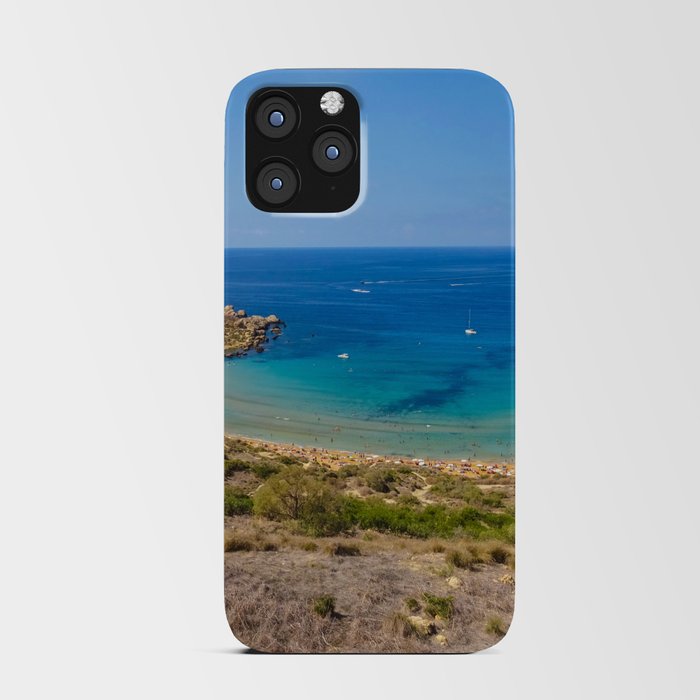 Ghajn Tuffieha Bay Malta iPhone Card Case