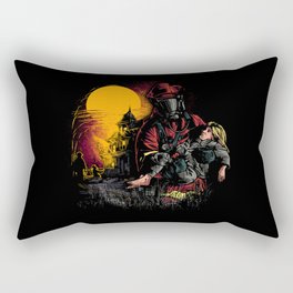 Firefighter Hero Illustration Rectangular Pillow