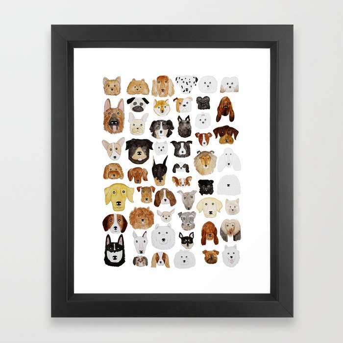 Dogs Framed Art Print