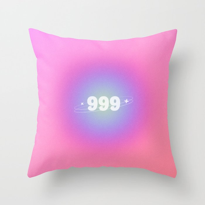 Angel Number 999 Throw Pillow