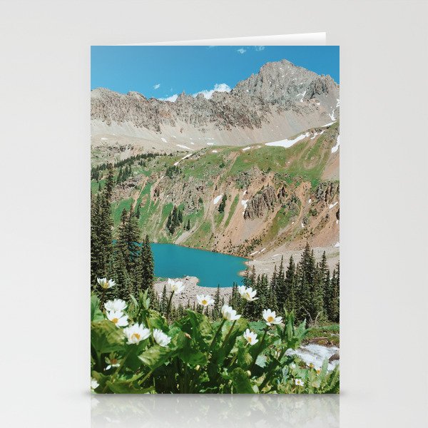 The Blue Lakes of Colorado Stationery Cards