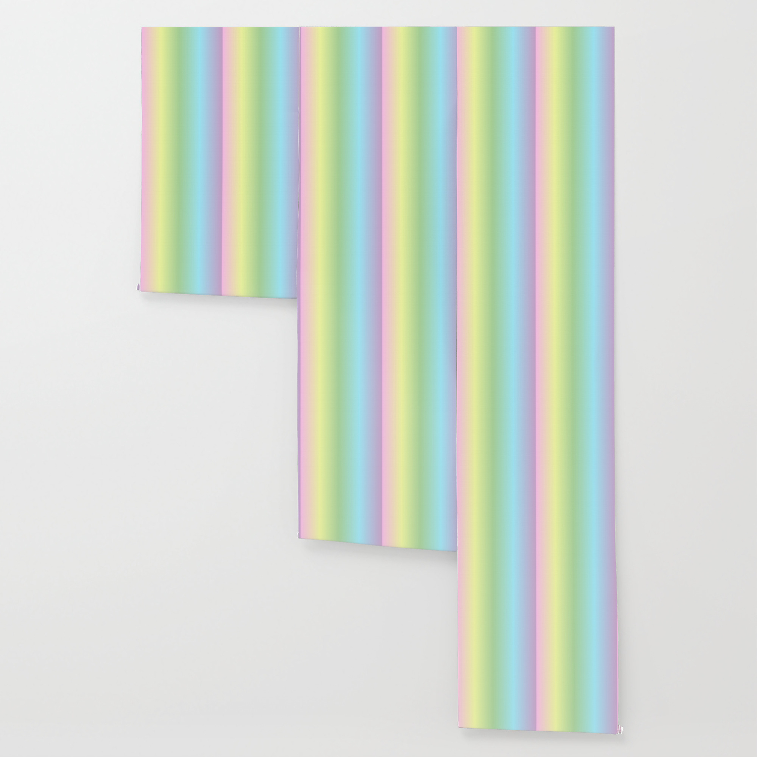 Pretty Pastel Rainbow Color Gradient Wallpaper By