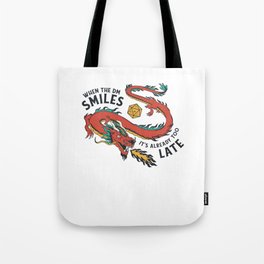 Funny Dungeon Master Quote Tote Bag