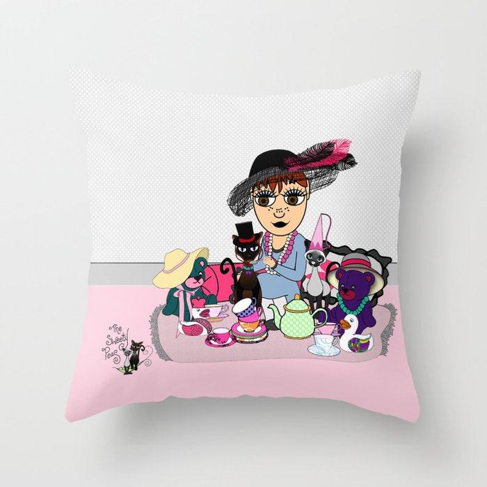 Shawna from The Sweety Peas Throw Pillow
