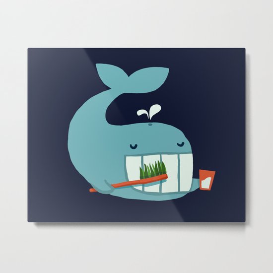 Brush Your Teeth Metal Print