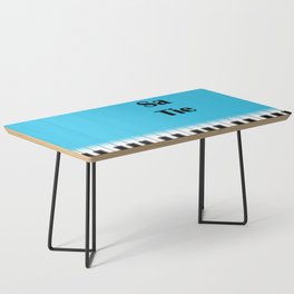Satie and piano - interesting design for music lover Coffee Table