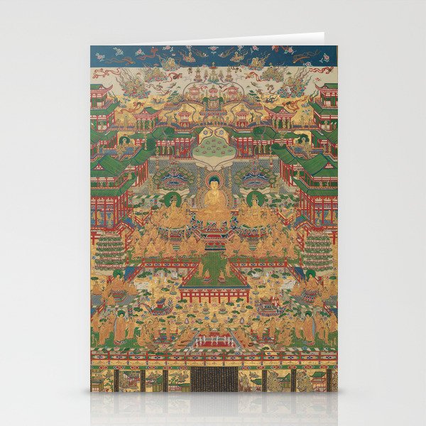 Japanese Taima Mandala Buddhist Art Stationery Cards