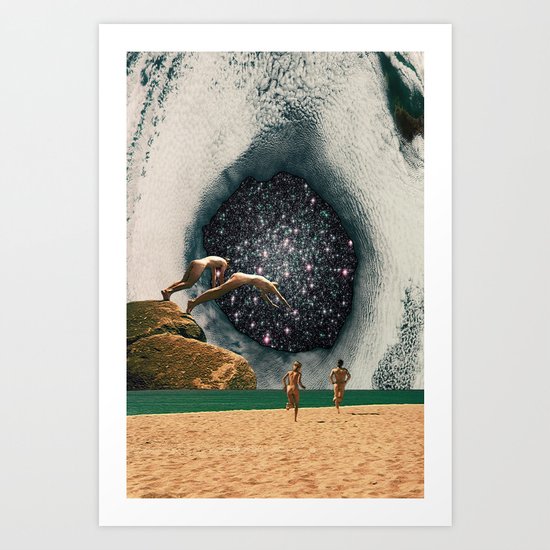 Catch the Wormhole of 3:45 PM Art Print