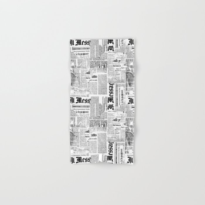Black And White Collage Of Grunge Newspaper Fragments