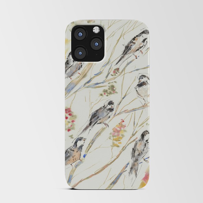 Chickadee Party iPhone Card Case
