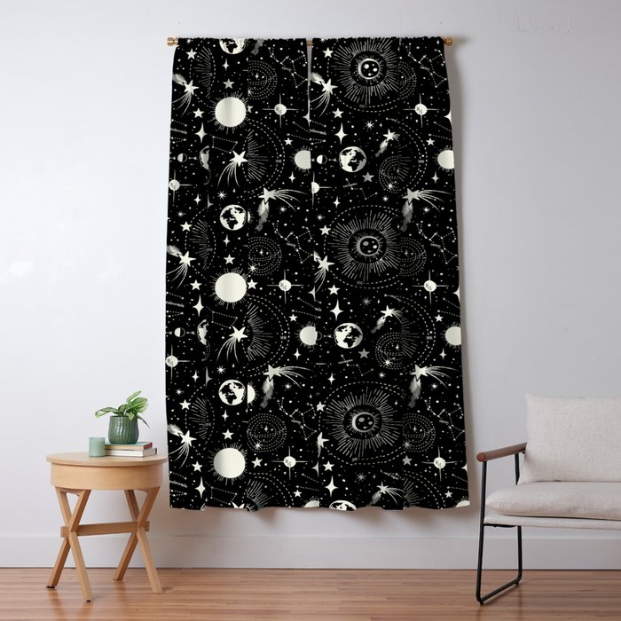 Solar System Blackout Curtain By Heatherduttonhangtightstudio