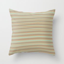 Australia pearls and lines earth colors Throw Pillow