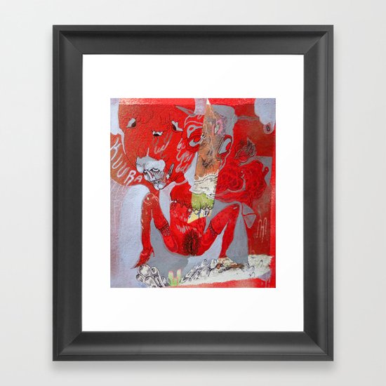 no glove Framed Art Print