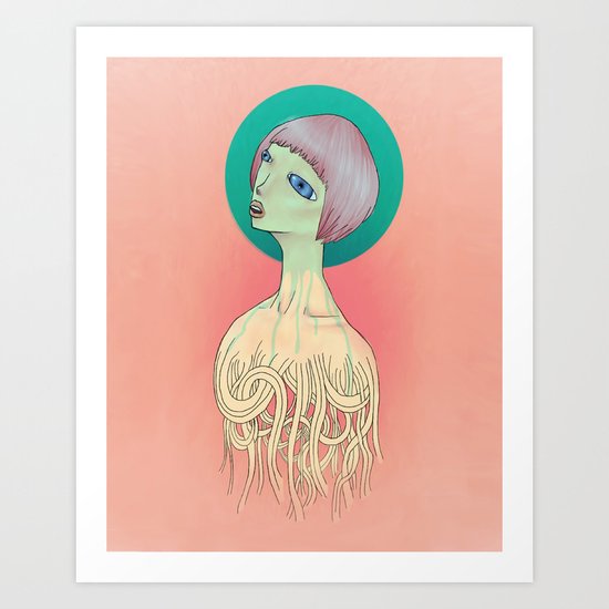 Unravel Art Print