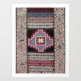 Meshkin Azerbaijan Northwest Persian Rug Print Art Print
