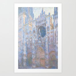 Claude Monet "Rouen Cathedral, West Façade" Art Print