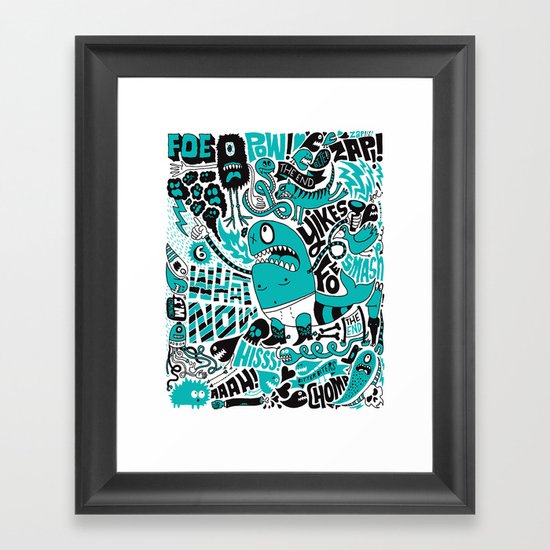 Foe! Framed Art Print