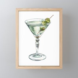 Martini Framed Mini Art Print