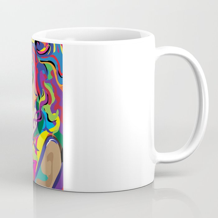 "Fall in Lust" Paulette Lust's Original, Contemporary, Whimsical, Colorful Art  Coffee Mug