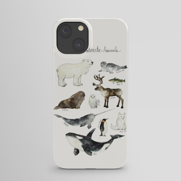 Arctic & Antarctic Animals iPhone Case
