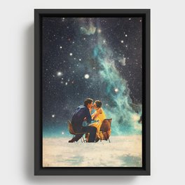 I'll Take you to the Stars for a second Date Framed Canvas