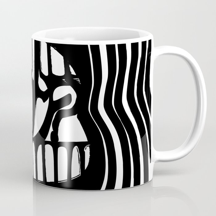 WTF: Black and White Coffee Mug