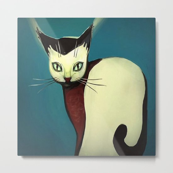 Cat Lovely Metal Print