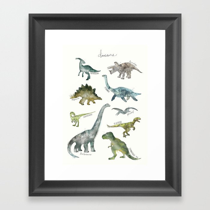 Dinosaurs Framed Art Print