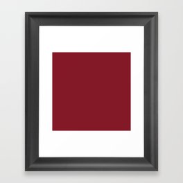 Red Cherry Framed Art Print