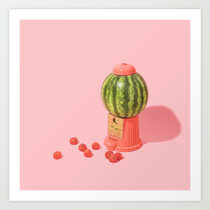 Melon Baller Art Print