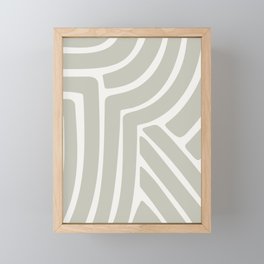 Abstract Stripes LXXIII Framed Mini Art Print