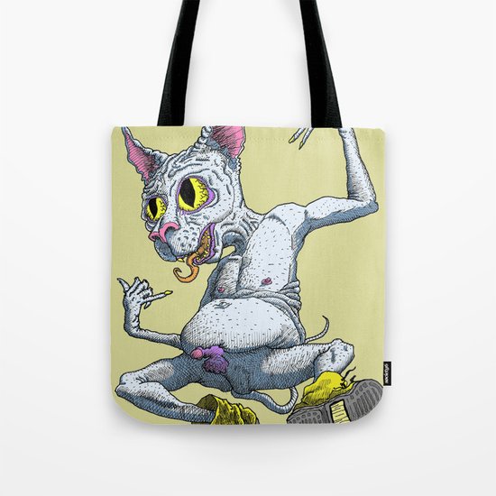 Jewcat Tote Bag