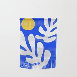 Henri Matisse - Leaves - Deep Blue Wall Hanging