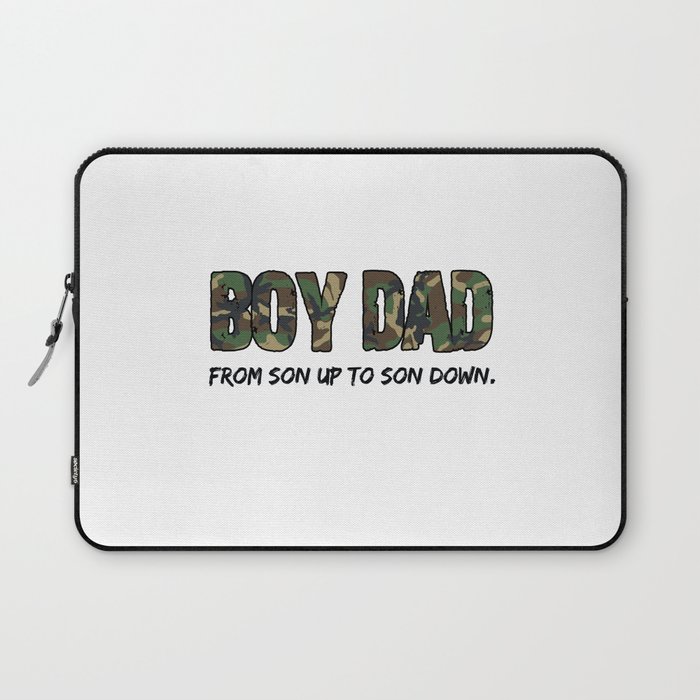 Boy dad from son up to son down Fathersday 2022 Laptop Sleeve