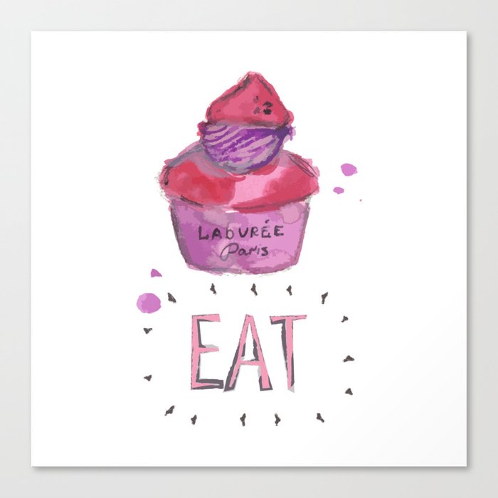 EAT Canvas Print