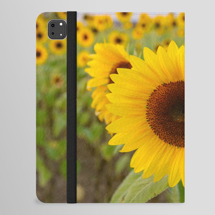 Sunflower Field iPad Folio Case