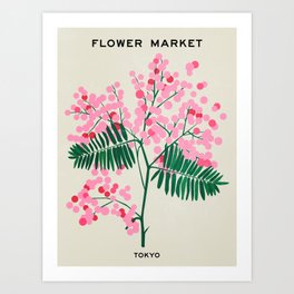 Flower Market 03: Tokyo Art Print