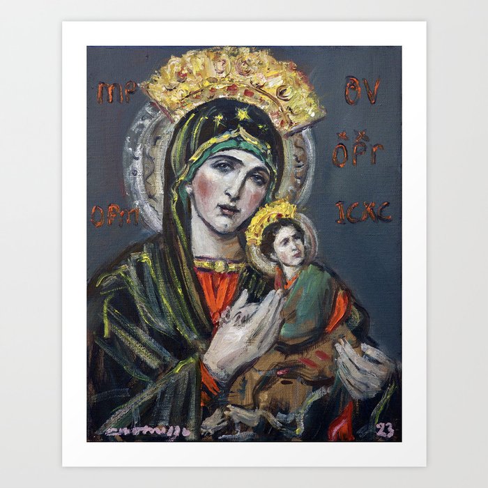 Our Lady of Perpetual Help 5 Art Print