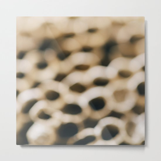 Honeycomb Metal Print