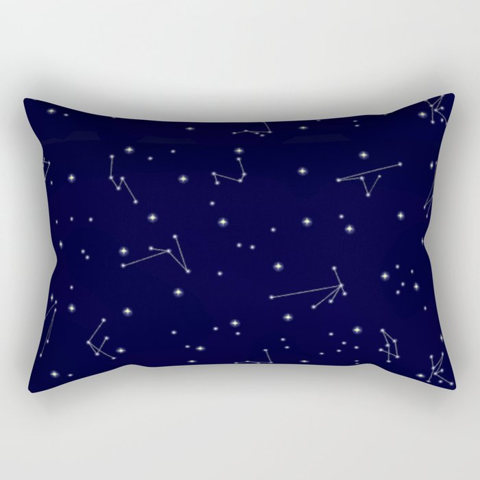 Astres / Stars / Luminary / Night Sky / Stars starry sky Rectangular Pillow