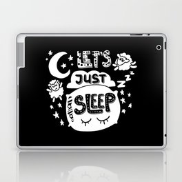 Let's Just Sleep Cute Night Laptop Skin
