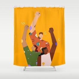 Women PWR Shower Curtain